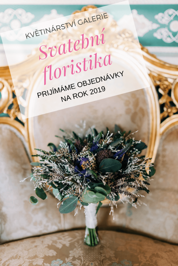Svatební floristika v podání Květinářství GALERIE Brno