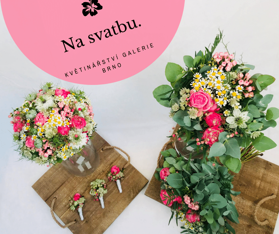 Svatební tytice a dekorace - Květinářství GALERIE Brno