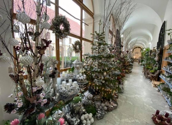 Vánoční výzdoba Květinářství GALERIE Brno