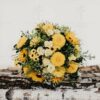 Kytice z květin ve žlutých odstínech - poslat kurýrem Brno